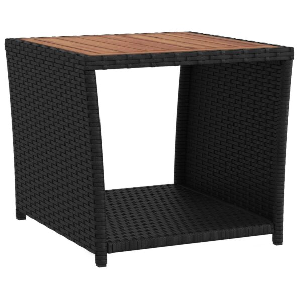 vidaXL Záhradný lounge set 2 ks Čierna – Obrázok 5