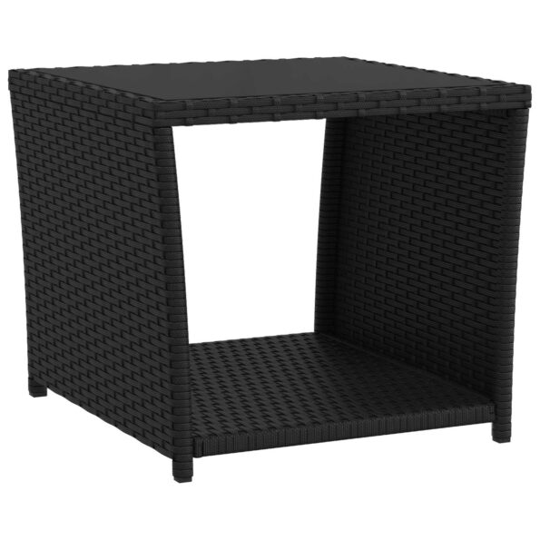 vidaXL Záhradný lounge set 2 ks Čierna – Obrázok 4