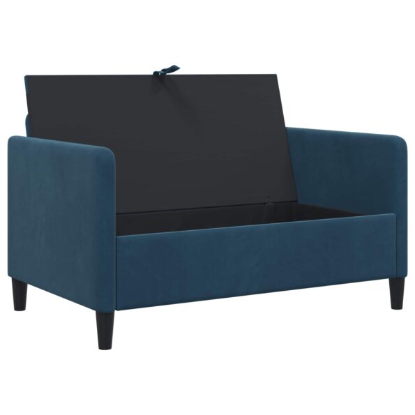 vidaXL Súprava pohovky s úložným priestorom 2 ks Modrá Polyester – Obrázok 7