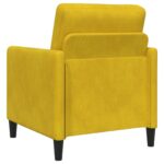 vidaXL Súprava pohovky s úložným priestorom 2 ks Žltá Polyester – Obrázok 5