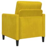 vidaXL Súprava pohovky s úložným priestorom 2 ks Žltá Polyester – Obrázok 4
