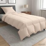 vidaXL Sada prikrývok 2 ks 135 x 200 cm Leto 1950 gsm Béžová – Obrázok 10