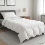 vidaXL Sada prikrývok 2 ks 155 x 200 cm Zima Bambus Biela – Obrázok 9