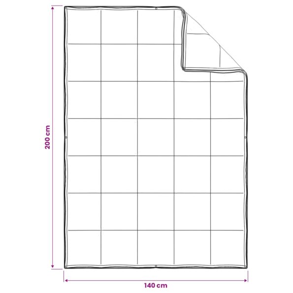 vidaXL Celoročne prikrývky 2 ks 140 x 200 cm Celoročne 150+250 gsm – Obrázok 8