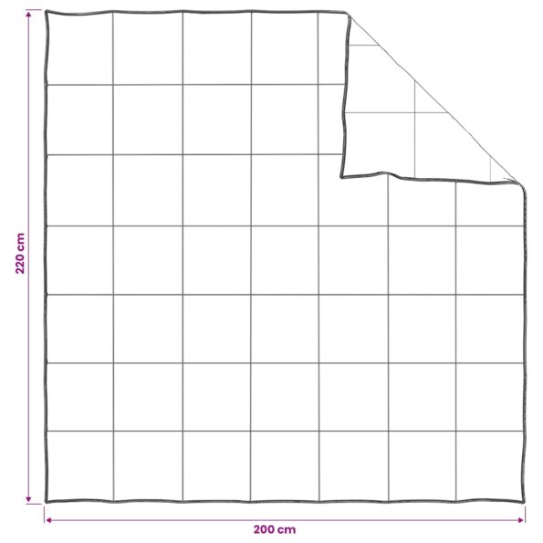 vidaXL Sada prikrývok 2 ks 200 x 220 cm Celoročne Kapoková vlákno – Obrázok 8