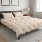 vidaXL Sada prikrývok 2 ks 200 x 220 cm 250 gsm Prírodný kapok Béžová