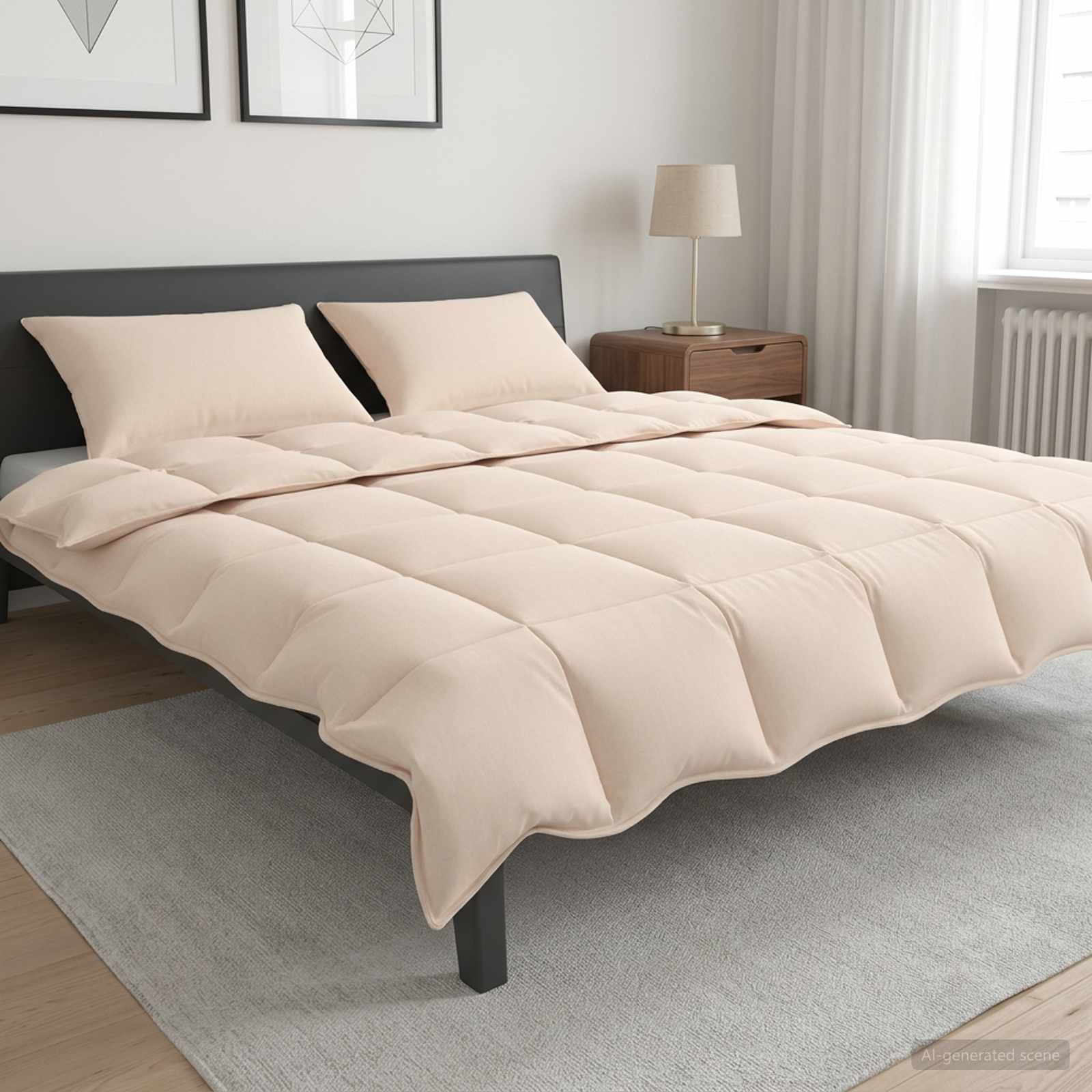 3431955_1.jpg vidaXL Sada prikrývok 2 ks 260 x 240 cm Celoročne Kapoková vlákno – Obrázok 1