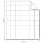 vidaXL Sada prikrývok 2 ks 200 x 240 cm Kapok a polyester Béžová – Obrázok 9
