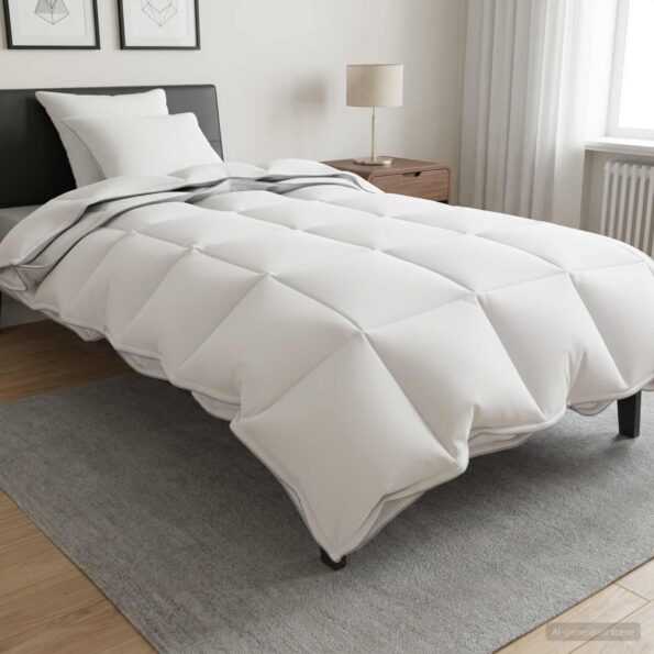vidaXL Sada prikrývok 3 ks 135 x 220 cm Celoročne Bambus Biela – Obrázok 10