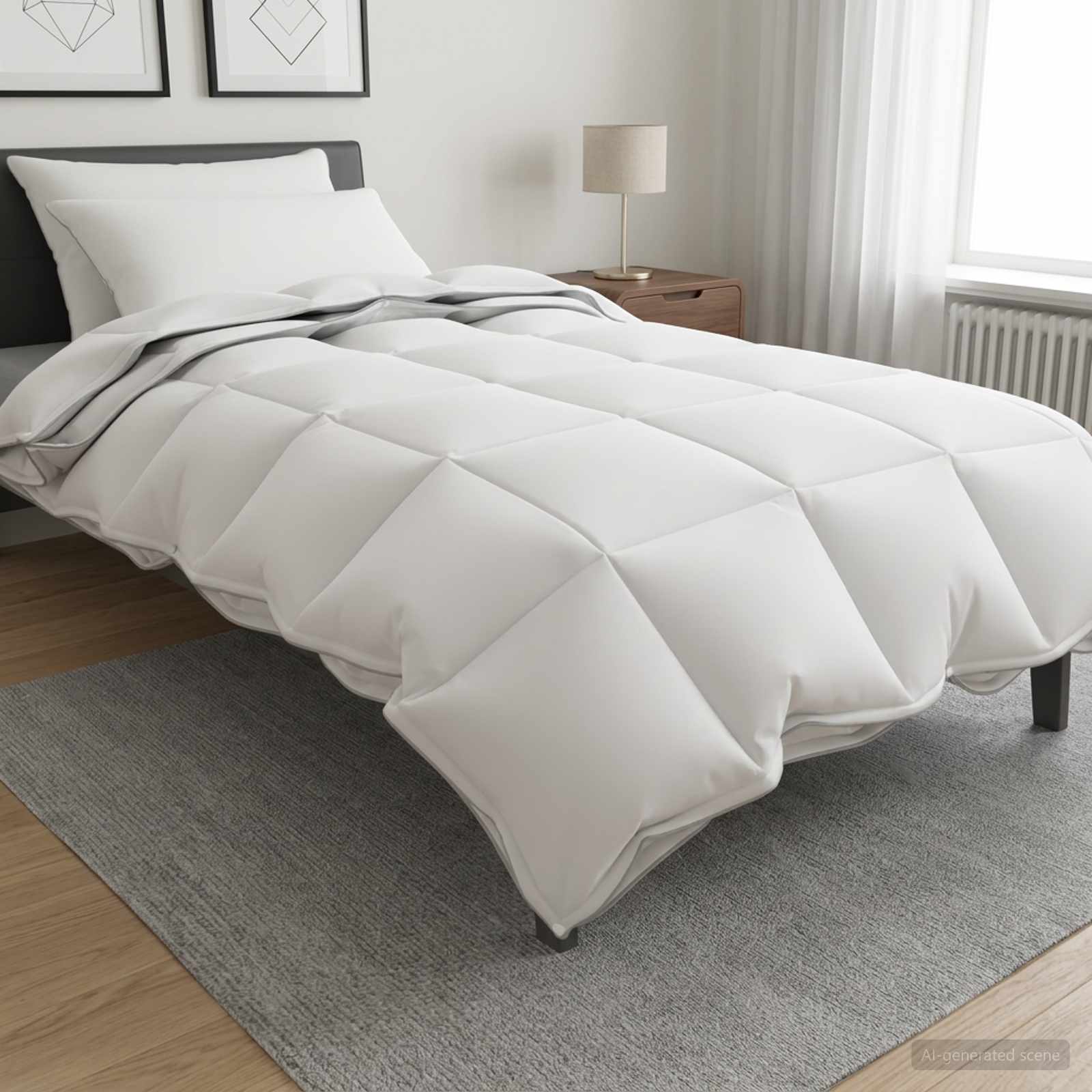 3432960_1.jpg vidaXL Sada prikrývok 3 ks 155 x 220 cm Celoročne Bambus Biela – Obrázok 1