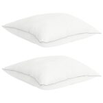 vidaXL Sada prikrývok 3 ks 155 x 220 cm Celoročne Bambus Biela – Obrázok 3