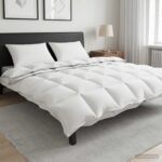 vidaXL Sada prikrývok 3 ks 200 x 220 cm Celoročne Bambus Biela