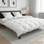 vidaXL Sada prikrývok 3 ks 260 x 240 cm Celoročne Bambus Biela