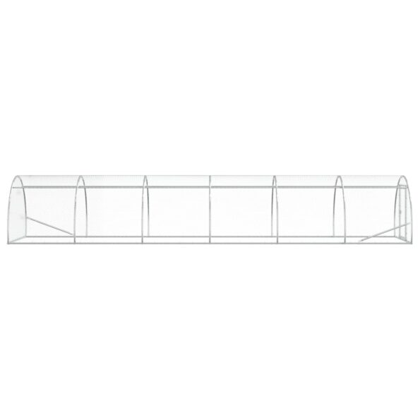 vidaXL Kurník pre kurčatá Strieborná 600 x 150 x 100 cm – Obrázok 4