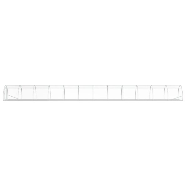 vidaXL Kurník pre kurčatá Strieborná 1200 x 150 x 100 cm – Obrázok 4