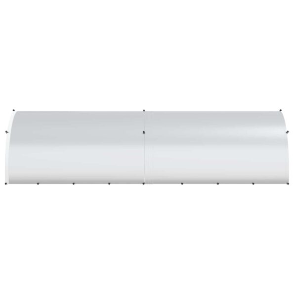 vidaXL Kurník pre kurčatá Strieborná 400 x 150 x 100 cm – Obrázok 4