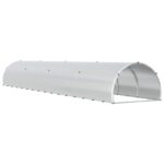 vidaXL Kurník pre kurčatá Strieborná 800 x 150 x 100 cm – Obrázok 5