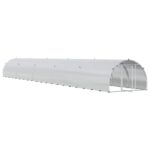 vidaXL Kurník pre kurčatá Strieborná 1000 x 150 x 100 cm – Obrázok 2