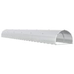 vidaXL Kurník pre kurčatá Strieborná 1200 x 150 x 100 cm – Obrázok 5