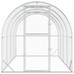 vidaXL Kurník pre kurčatá Strieborná 400 x 200 x 200 cm – Obrázok 3