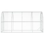 vidaXL Kurník pre kurčatá Strieborná 400 x 200 x 200 cm – Obrázok 4
