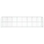 vidaXL Kurník pre kurčatá Strieborná 800 x 200 x 200 cm – Obrázok 4