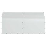 vidaXL Kurník pre kurčatá Strieborná 400 x 200 x 200 cm – Obrázok 4