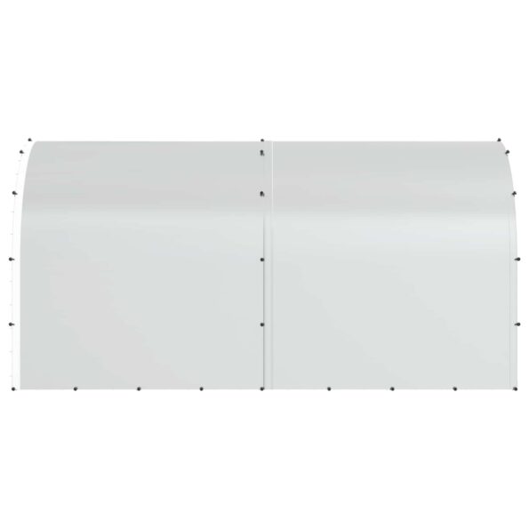 vidaXL Kurník pre kurčatá Strieborná 400 x 200 x 200 cm – Obrázok 4