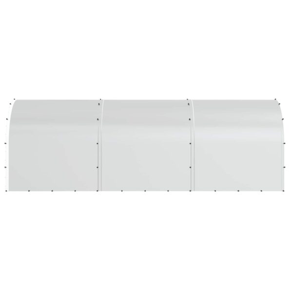 vidaXL Kurník pre kurčatá Strieborná 600 x 200 x 200 cm – Obrázok 4