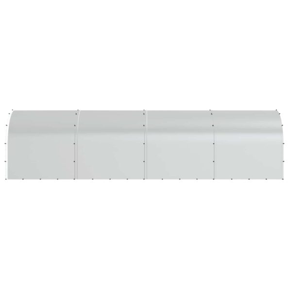 vidaXL Kurník pre kurčatá Strieborná 800 x 200 x 200 cm – Obrázok 4
