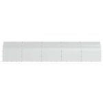 vidaXL Kurník pre kurčatá Strieborná 1000 x 200 x 200 cm – Obrázok 4