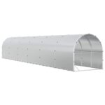 vidaXL Kurník pre kurčatá Strieborná 1200 x 200 x 200 cm – Obrázok 5