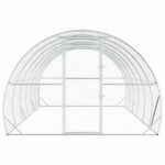 vidaXL Kurník pre kurčatá Strieborná 600 x 300 x 200 cm – Obrázok 3