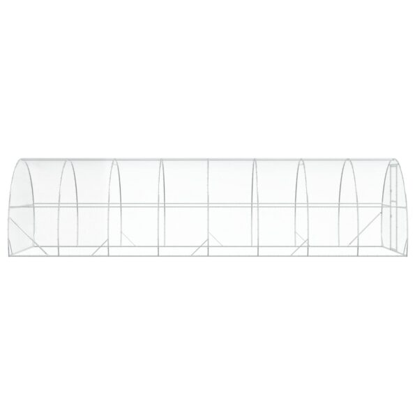 vidaXL Kurník pre kurčatá Strieborná 800 x 300 x 200 cm – Obrázok 4