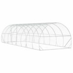 vidaXL Kurník pre kurčatá Strieborná 800 x 300 x 200 cm – Obrázok 5
