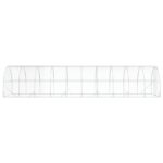 vidaXL Kurník pre kurčatá Strieborná 1000 x 300 x 200 cm – Obrázok 4