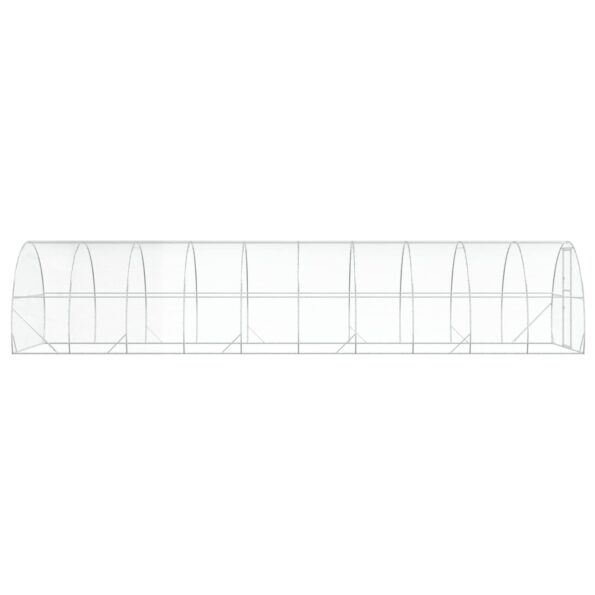 vidaXL Kurník pre kurčatá Strieborná 1000 x 300 x 200 cm – Obrázok 4