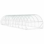 vidaXL Kurník pre kurčatá Strieborná 1000 x 300 x 200 cm – Obrázok 5