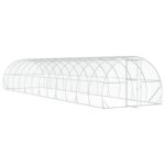 vidaXL Kurník pre kurčatá Strieborná 1200 x 300 x 200 cm – Obrázok 2