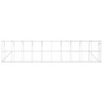 vidaXL Kurník proti stene Strieborná 600 x 150 x 215 cm – Obrázok 4