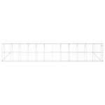 vidaXL Kurník proti stene Strieborná 600 x 150 x 215 cm – Obrázok 4