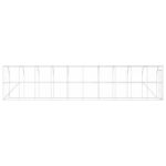 vidaXL Kurník proti stene Strieborná 600 x 150 x 215 cm – Obrázok 4