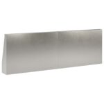 vidaXL Oporný múr 4 ks 60 x 12 x 50 cm Nehrdzavejúca oceľ Strieborná – Obrázok 5
