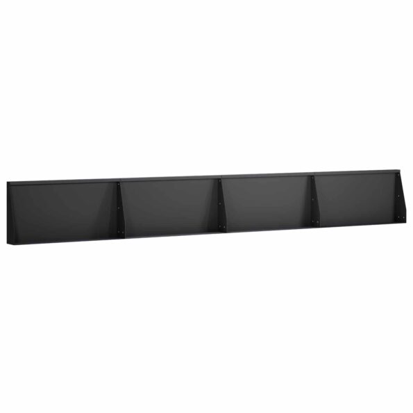 vidaXL Oporný múr 4 ks 80 x 12 x 30 cm Oceľ Čierna – Obrázok 2