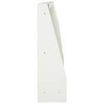 vidaXL Oporný múr 6 ks 40 x 12 x 30 cm Oceľ Biela – Obrázok 4