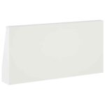 vidaXL Oporný múr 6 ks 40 x 12 x 40 cm Oceľ Biela – Obrázok 5