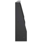 vidaXL Oporný múr 6 ks 80 x 12 x 30 cm Oceľ Čierna – Obrázok 4