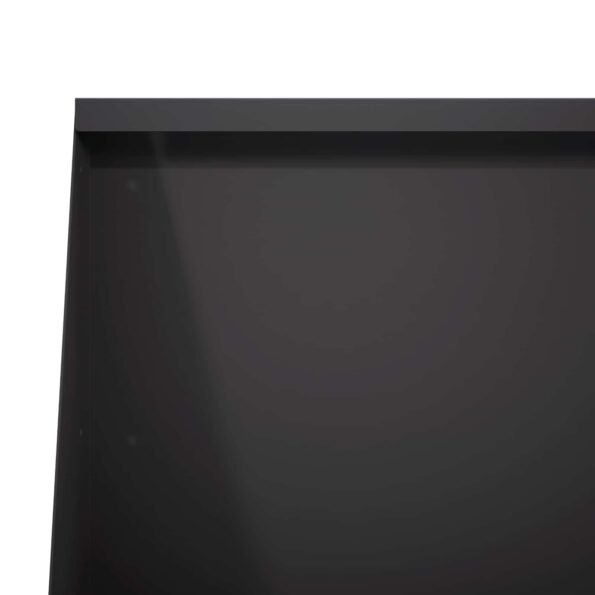 vidaXL Oporný múr 6 ks 80 x 12 x 30 cm Oceľ Čierna – Obrázok 6