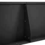 vidaXL Oporný múr 6 ks 80 x 12 x 30 cm Oceľ Čierna – Obrázok 7