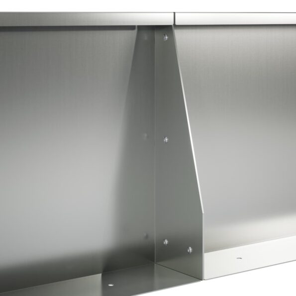 vidaXL Oporný múr 6 ks 80 x 12 x 50 cm Pozinkovaná oceľ Strieborná – Obrázok 7